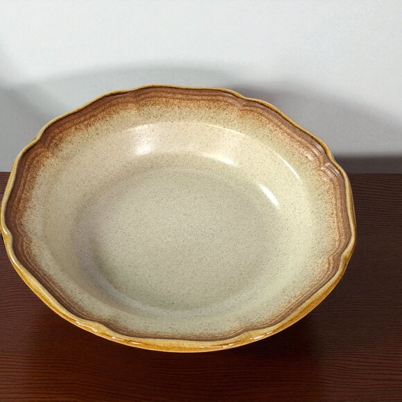 MIKASA WHOLE WHEAT 9 3/4" VEGETABLE SERVING BOWL E8000 - Picture 1 of 7